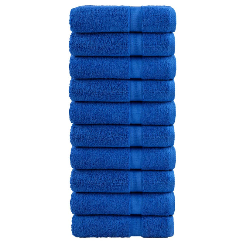 Afbeelding laden in galerijviewer, Vidaxl handdoeken solund 10 st 600 g m² 50x100 cm blauw
