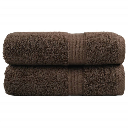Vidaxl gastendoekjes solund 2 st 600 g m² 30x50 cm bruin