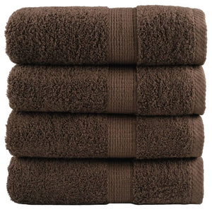 Vidaxl gastendoekjes solund 4 st 600 g m² 30x50 cm bruin