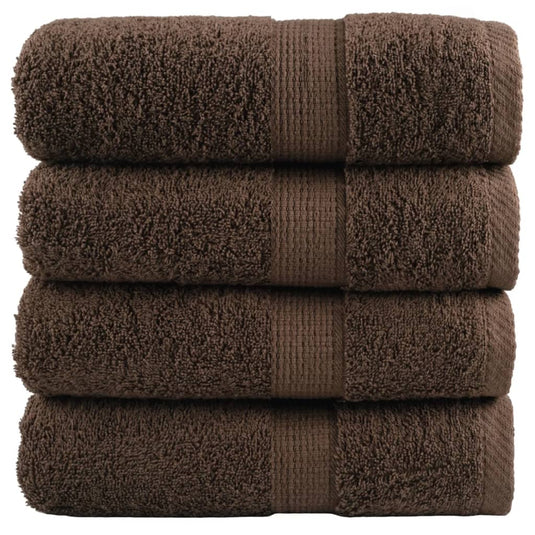Vidaxl gastendoekjes solund 4 st 600 g m² 30x50 cm bruin