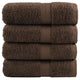 Vidaxl gastendoekjes solund 4 st 600 g m² 30x50 cm bruin