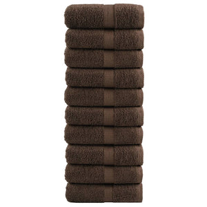 Vidaxl gastendoekjes solund 10 st 600 g m² 30x50 cm bruin