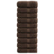 Vidaxl gastendoekjes solund 10 st 600 g m² 30x50 cm bruin