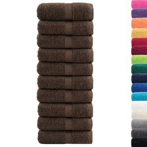 Vidaxl gastendoekjes solund 10 st 600 g m² 30x50 cm bruin