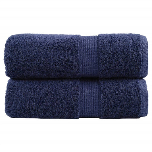 Vidaxl gastendoekjes solund 2 st 600 g m² 30x50 cm marineblauw