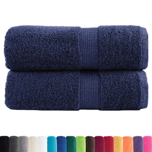 Vidaxl gastendoekjes solund 2 st 600 g m² 30x50 cm marineblauw