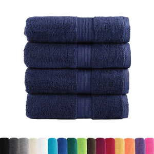 Vidaxl gastendoekjes solund 4 st 600 g m² 30x50 cm marineblauw