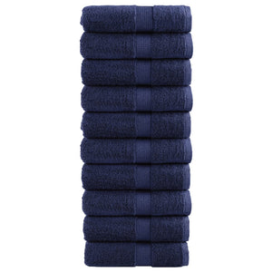 Vidaxl gastendoekjes solund 10 st 600 g m² 30x50 cm marineblauw