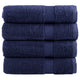 Vidaxl handdoeken solund 4 st 600 g m² 50x100 cm marineblauw