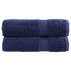 Vidaxl badhanddoeken solund 2 st 600 g m² 70x140 cm marineblauw