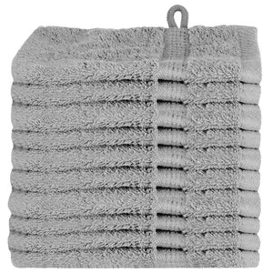 Vidaxl gastendoek solund 10 st grijs 15 x 21 cm 550 gsm