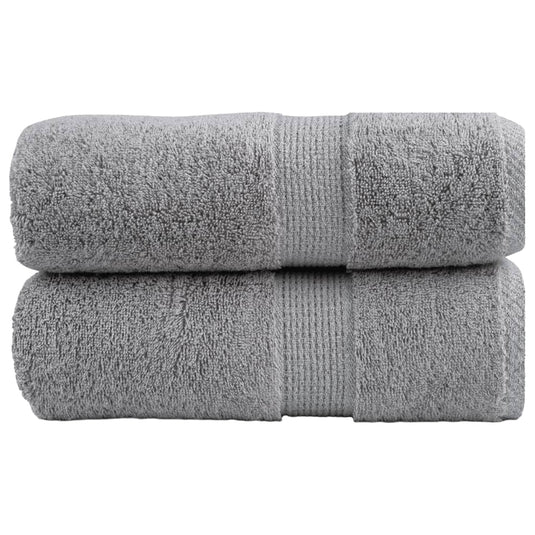Vidaxl gastendoekjes solund 2 st 600 g m² 30x50 cm grijs