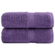 Vidaxl gastendoekjes solund 2 st 600 g m² 30x50 cm paars