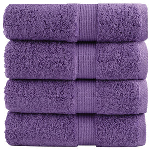 Vidaxl gastendoekjes solund 4 st 600 g m² 30x50 cm paars