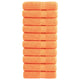 Vidaxl handdoeken solund 10 st 600 g m² 50x100 cm oranje