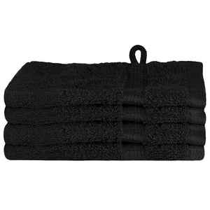 Vidaxl gastendoek solund 4 st zwart 15 x 21 cm 550 gsm
