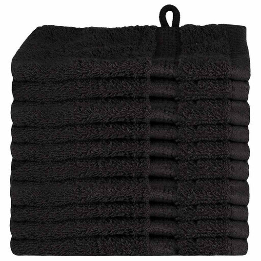Vidaxl gastendoek solund 10 st zwart 15 x 21 cm 550 gsm