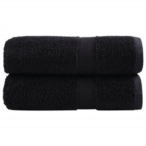 Vidaxl gastendoekjes solund 2 st 600 g m² 30x50 cm zwart
