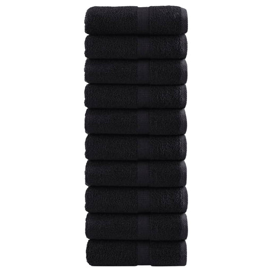 Vidaxl gastendoekjes solund 10 st 600 g m² 30x50 cm zwart