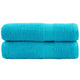 Vidaxl badhanddoeken solund 2 st 600 g m² 70x140 cm turquoise