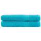 Vidaxl saunadoeken solund 2 st 600 g m² 80x200 cm turquoise