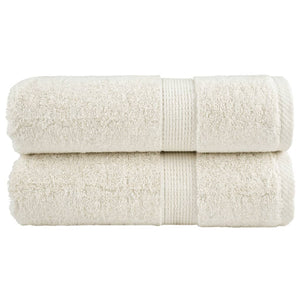Vidaxl gastendoekjes solund 2 st 600 g m² 30x50 cm crèmekleurig
