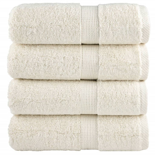 Vidaxl gastendoekjes solund 4 st 600 g m² 30x50 cm crèmekleurig