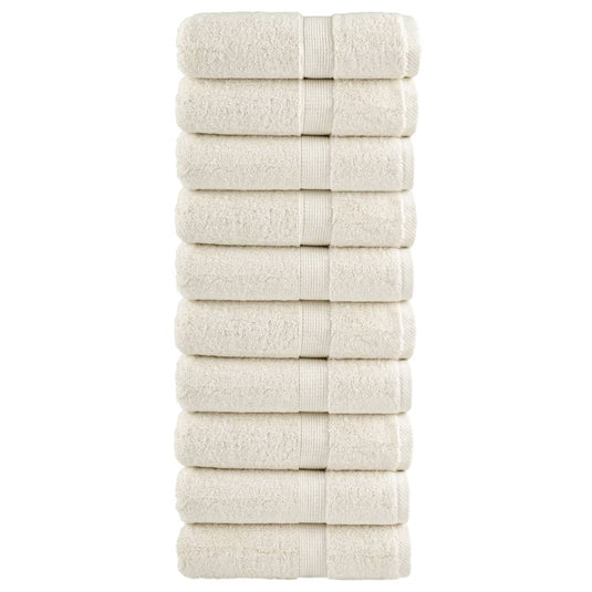 Vidaxl gastendoekjes solund 10 st 600 g m² 30x50 cm crèmekleurig