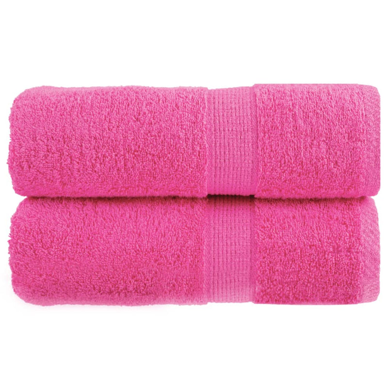 Afbeelding laden in galerijviewer, Vidaxl gastendoekjes solund 2 st 600 g m² 30x50 cm roze
