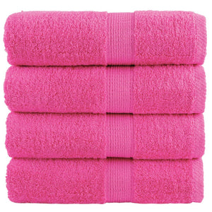 Vidaxl gastendoekjes solund 4 st 600 g m² 30x50 cm roze
