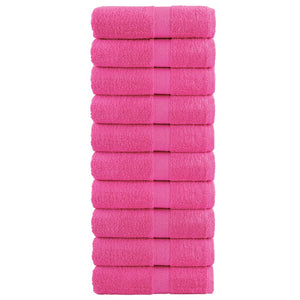 Vidaxl gastendoekjes solund 10 st 600 g m² 30x50 cm roze