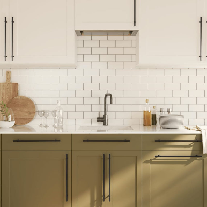 Afbeelding laden in galerijviewer, Vidaxl handvatten 20 st 320 mm roestvrij staal zwart

