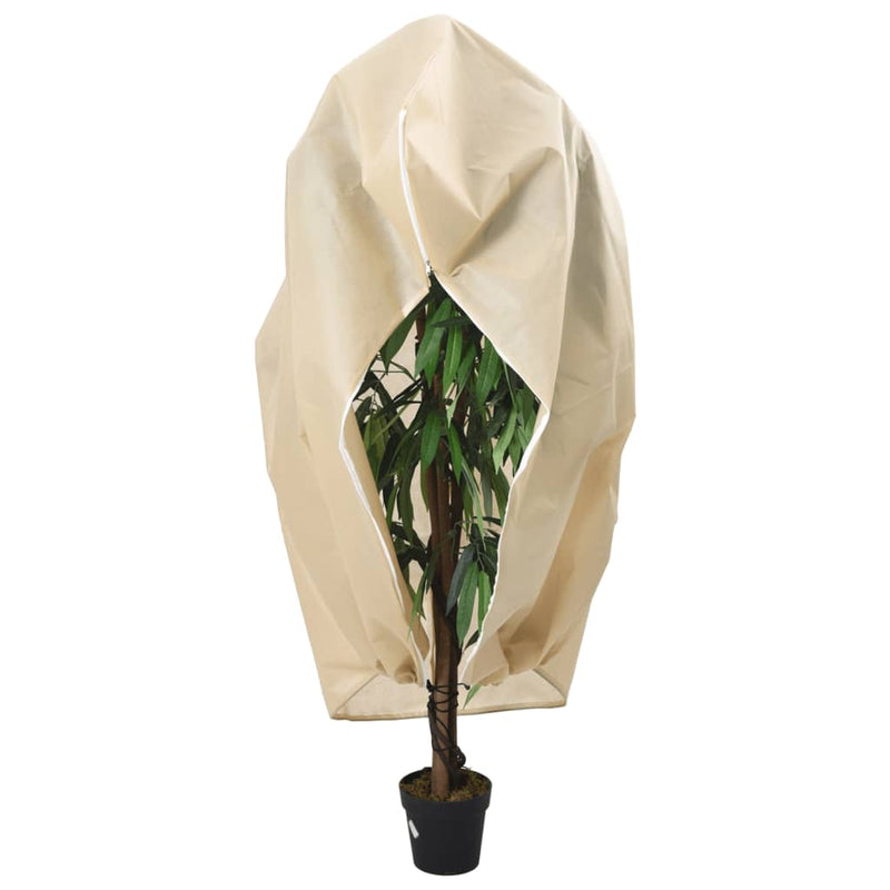 Afbeelding laden in galerijviewer, Vidaxl plantenhoes met ritssluiting 70 g m² 3,14x2,5 m
