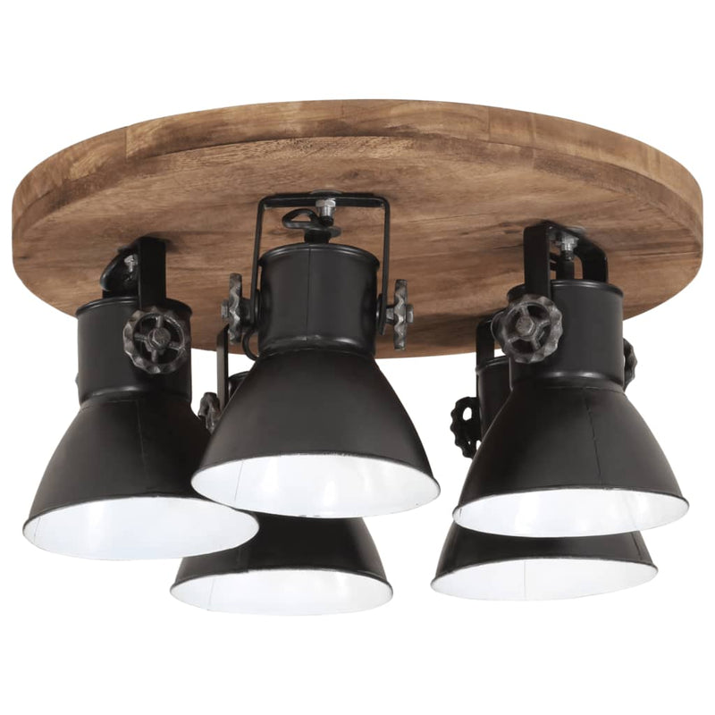 Afbeelding laden in galerijviewer, Vidaxl plafondlamp 25 w e27 50x50x25 cm zwart
