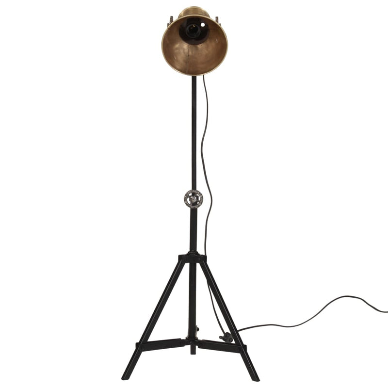Afbeelding laden in galerijviewer, Vidaxl vloerlamp 25 w e27 35x35x65 95 cm antiek messingkleurig
