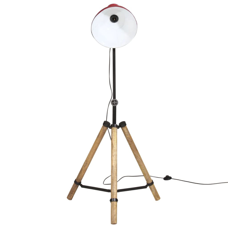 Afbeelding laden in galerijviewer, Vidaxl vloerlamp 25 w e27 75x75x90-150 cm verweerd rood
