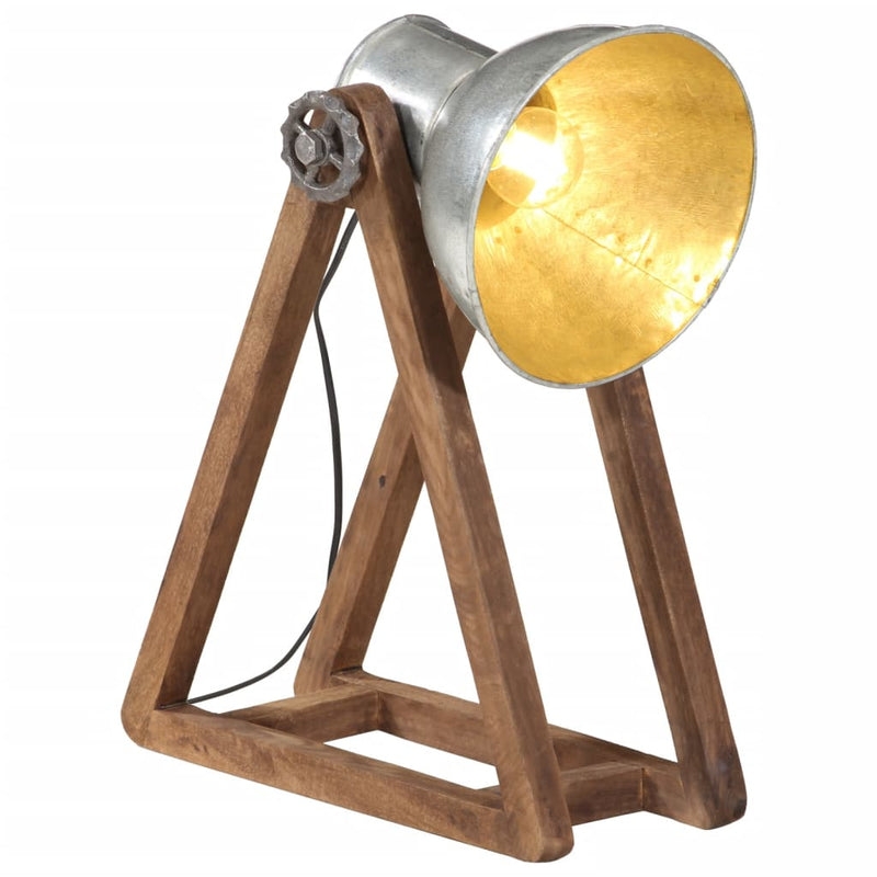 Afbeelding laden in galerijviewer, Vidaxl bureaulamp 25 w e27 30x17x40 cm vintage zilverkleurig
