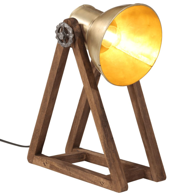 Afbeelding laden in galerijviewer, Vidaxl bureaulamp 25 w e27 30x17x40 cm antiek messingkleurig
