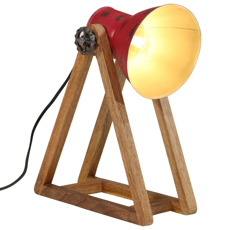 Afbeelding laden in galerijviewer, Vidaxl bureaulamp 25 w e27 30x17x40 cm verweerd rood
