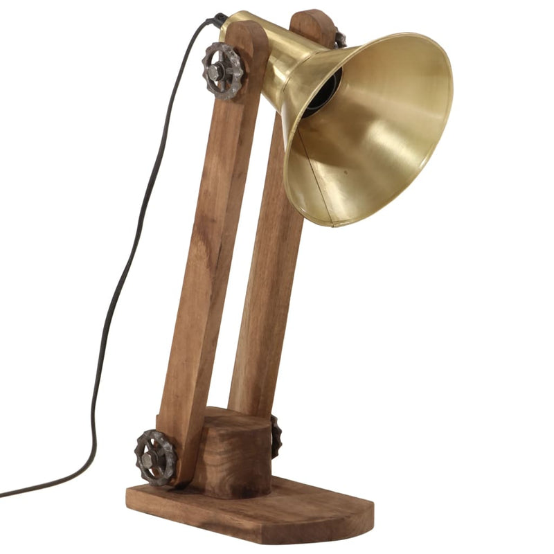 Afbeelding laden in galerijviewer, Vidaxl bureaulamp 25 w e27 23x13x52 cm antiek messing
