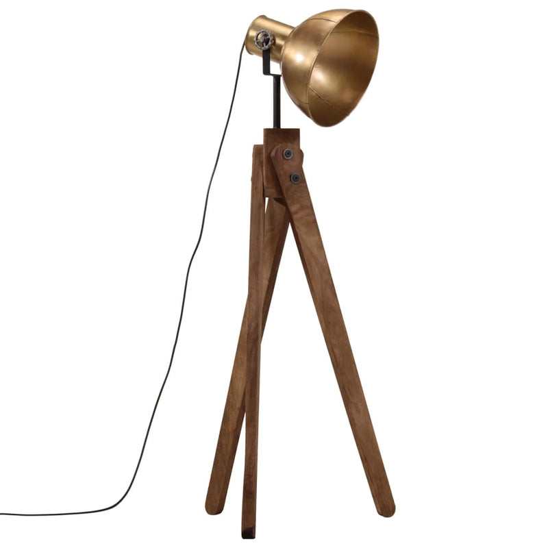 Afbeelding laden in galerijviewer, Vidaxl vloerlamp 25 w e27 45x45x120 cm antiek messingkleurig

