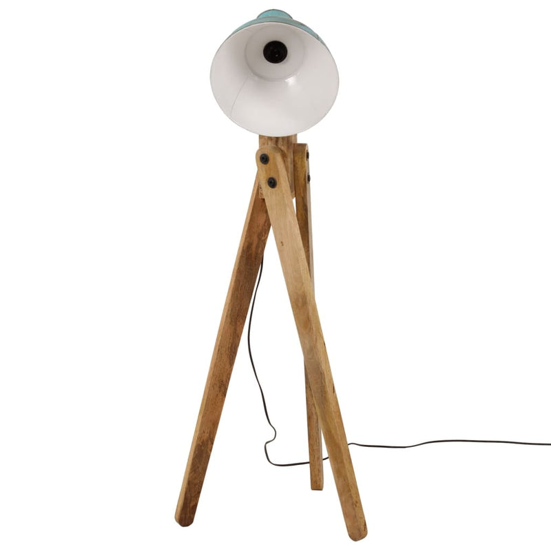 Afbeelding laden in galerijviewer, Vidaxl vloerlamp 25 w e27 45x45x120 cm verweerd blauw
