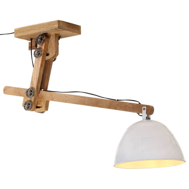 Afbeelding laden in galerijviewer, Vidaxl plafondlamp 25 w e27 105x30x65-108 cm wit
