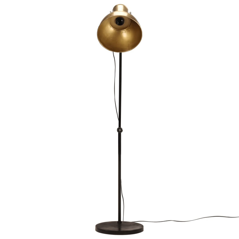 Afbeelding laden in galerijviewer, Vidaxl vloerlamp 25 w e27 150 cm antiek messingkleurig
