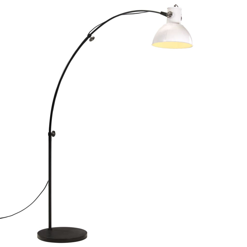 Afbeelding laden in galerijviewer, Vidaxl vloerlamp 25 w e27 150 cm wit
