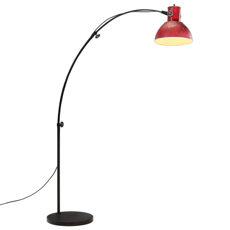 Afbeelding laden in galerijviewer, Vidaxl vloerlamp 25 w e27 150 cm verweerd rood
