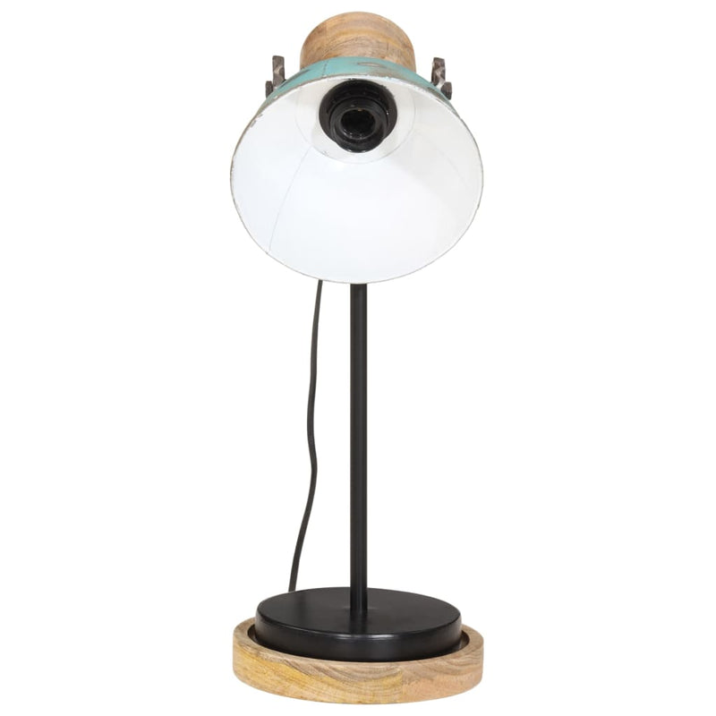 Afbeelding laden in galerijviewer, Vidaxl bureaulamp 25 w e27 17x17x50 cm verweerd blauw
