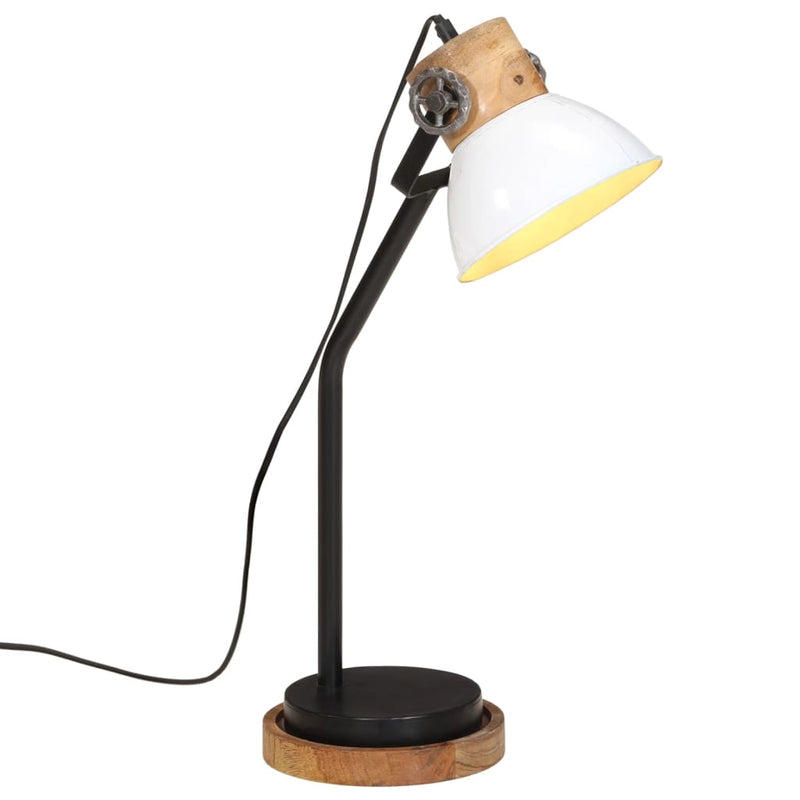 Afbeelding laden in galerijviewer, Vidaxl bureaulamp 25 w e27 18x18x60 cm wit

