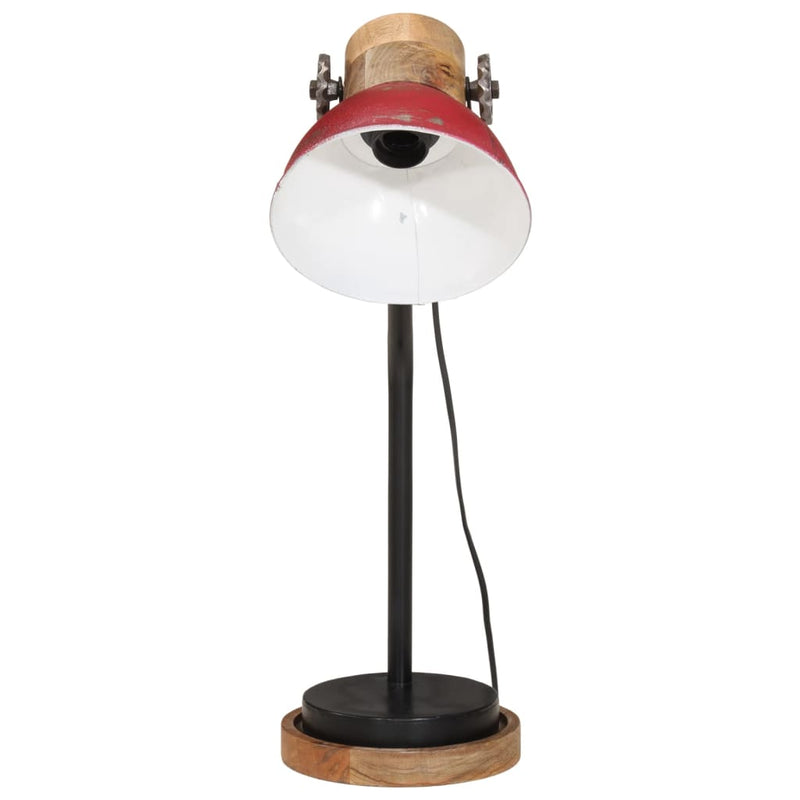 Afbeelding laden in galerijviewer, Vidaxl bureaulamp 25 w e27 18x18x60 cm verweerd rood
