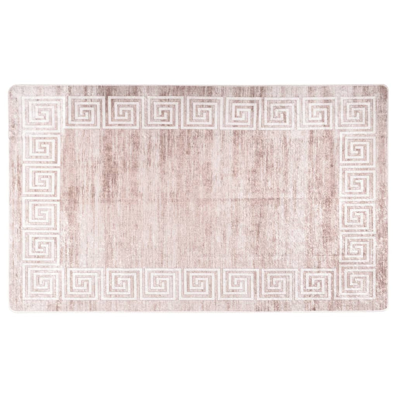 Afbeelding laden in galerijviewer, Vidaxl vloerkleed wasbaar anti-slip 120x170 cm beige
